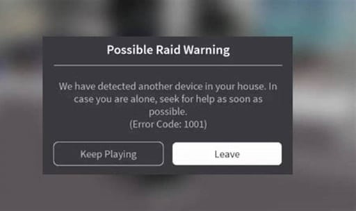 Roblox Error 1001 Fix