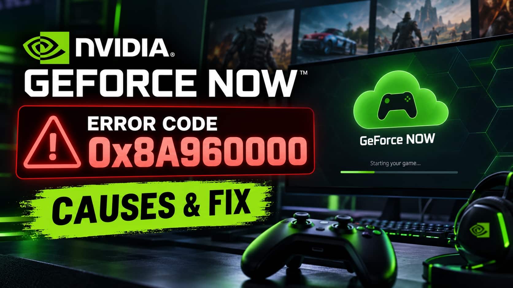 GeForce NOW Error 0x8A960000: Causes & Fix